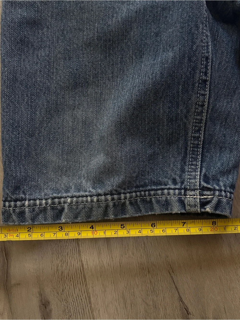 Rocawear Men's Dark Blue Denim Jean Shorts